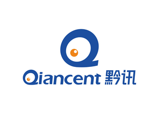 Qiancent 黔讯/贵州黔讯科技有限公司logo设计